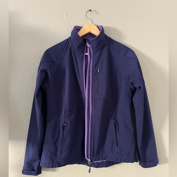 Double Diamond Softshell Plum Purple Fleece Jacket Women’s Small - Picture 6 of 12